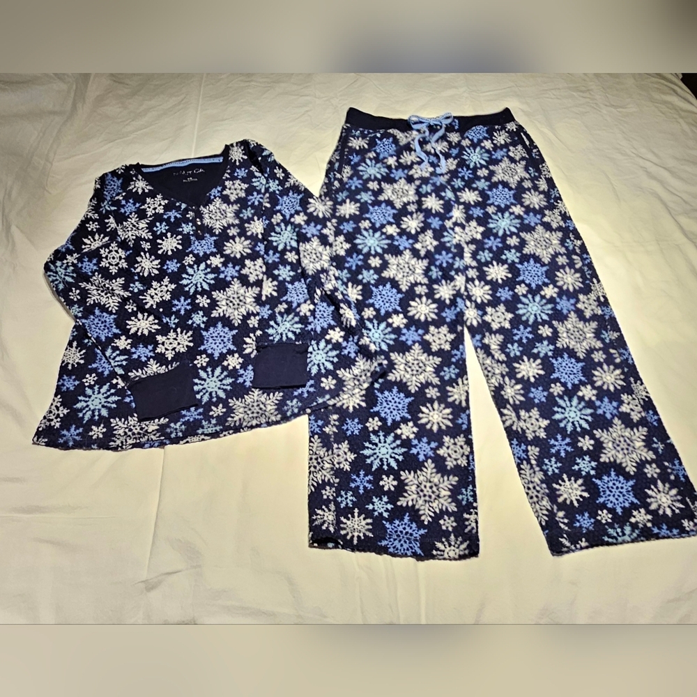 Nautica 2 Piece Winter Pajama Set Women's Size M